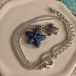 Starfish & Turtle Necklace